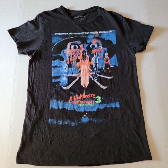 A Nightmare On Elm Street 3 Graphic Tee SS Black - Size Medium - Picture 2 of 4